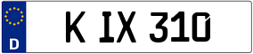 Truck License Plate